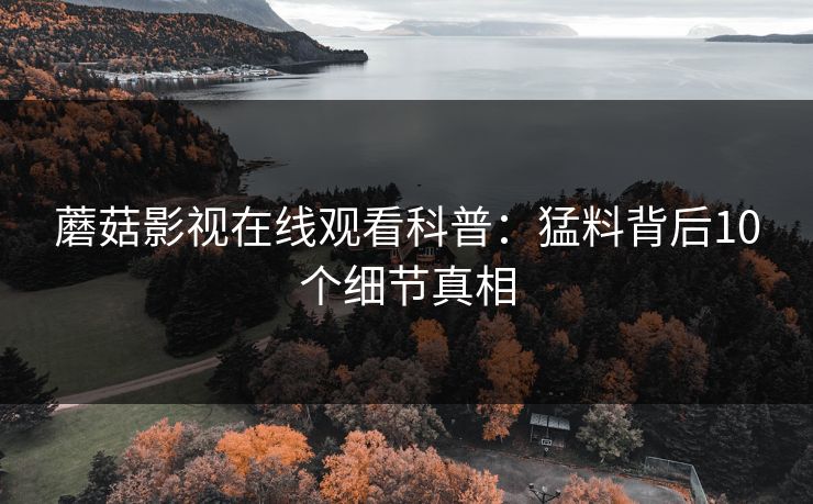 蘑菇影视在线观看科普：猛料背后10个细节真相