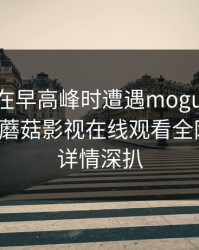 神秘人在早高峰时遭遇mogutv 情绪失控，蘑菇影视在线观看全网炸锅，详情深扒
