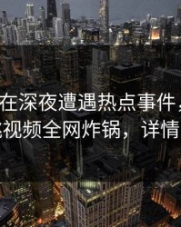神秘人在深夜遭遇热点事件，迷醉！樱桃视频全网炸锅，详情曝光